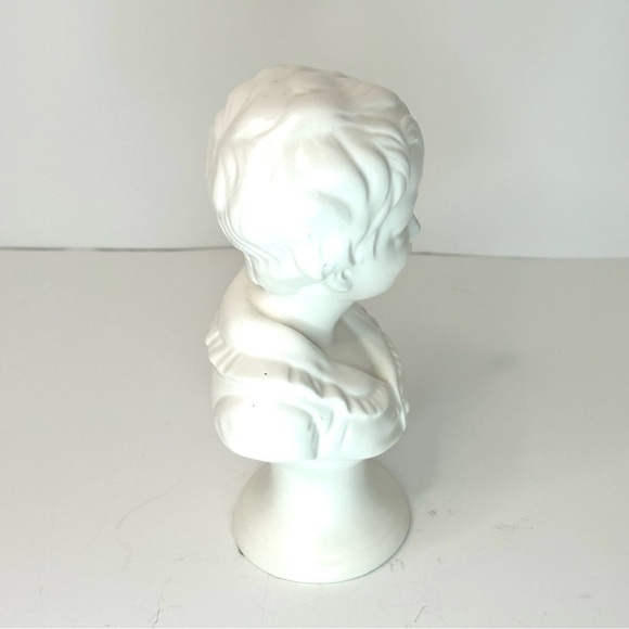 Vintage Boy Ceramic Bust Classic White - Picture 9 of 10